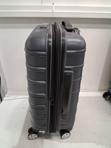 2pc Samsonite Omni 2 Hardside Expandable Spinner Luggage suitcase with telescopic handles - 22" & 24" - Solid Charcoal grey (model: 138449-3386) image 13