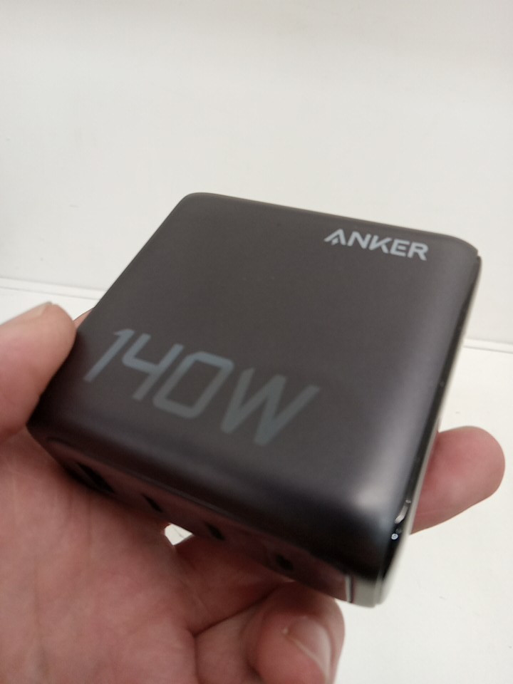 Anker 4-Port Multi-Device USB C Charger - Intuitive Touch Controls - 140W MAX - Black - (Model: A2697) image 4