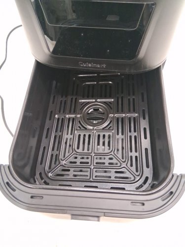 cuisinart compactmax basket air fryer with 4 functions: air fry, bake, roast & keep warm with digital touch screen display - 8qt - black (model: ‎AIR-210c) image 4
