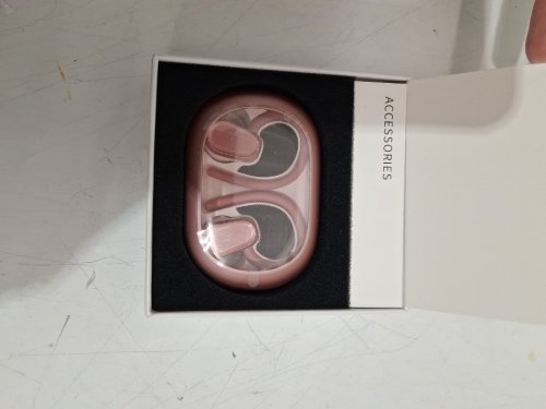 OYIB TRUE WIRELESS BLUETOOTH EARBUDS WITH CHARGING CASE - PINK/ROSE GOLD (MODEL: S75) image 3