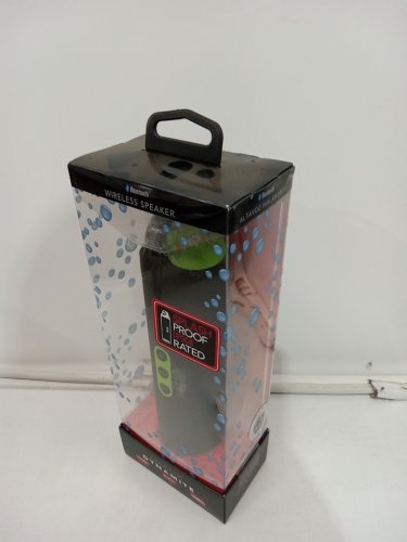 HMDX Dynamite Bluetooth Wireless Speaker - Black/Green (Model: HX-P340GRA) image 2