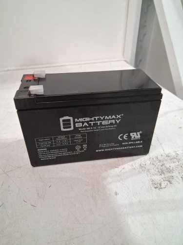Mighty Max Rechargeable F2 Terminal Battery  - 12 Volt - 9AH - black (model: ML9-12) image 3