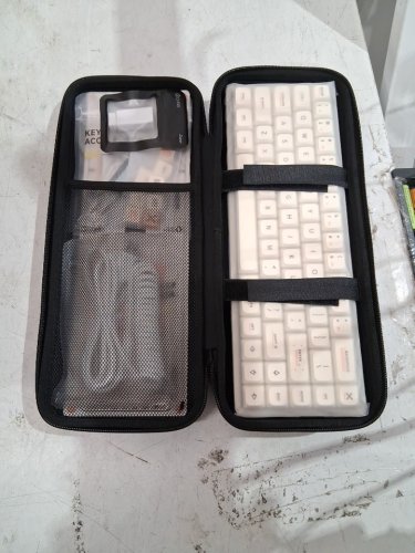 IQUNIX Magi65 WIRELESS RGB Mechanical Keyboard Wireless 65% Keyboard Ultra Slim - BEIGE/ORANGE (MODEL: MG65) image 3