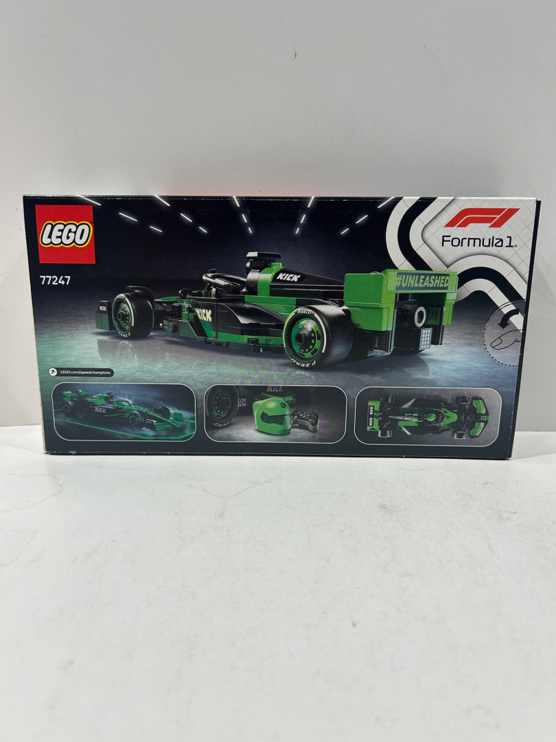 259pc Lego - speed champions - kick sauber f1 team c44 race car (77247) image 4