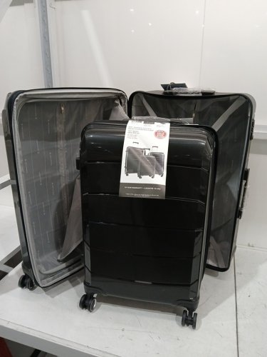 3PC Air Canada Optimum Hardside Spinner Rolling Luggage - 28", 24", 20" - Black image 8