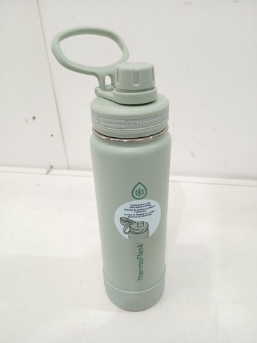 THERMOFLASK DOUBLE WALL VACUUM INSULATED STAINLESS STEEL BOTTLE - 24OZ - green image 2