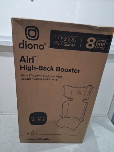 DIONO AIRI HIGH BACK BOOSTER CAR SEAT - 40LBS TO 120LBS - PINK COTTON CANDY (MODEL: 55001-NA-01) image 2