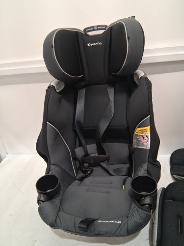 EVENFLO REVOLVE360 2-IN-1 ROTATIONAL CAR SEAT - 24.3" X 16.7" X 20.8" - CANTON BLACK (MODEL: CS260112470C) image 5