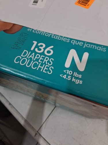 136PK PAMPERS SWADDLERS DIAPERS - NEWBORN SIZE image 4
