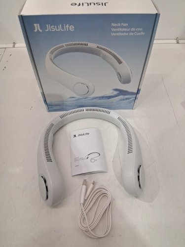 Jisulife LIFE4 5-Speed portable neck fan - OSFM - White (model: fa14-s) image 2