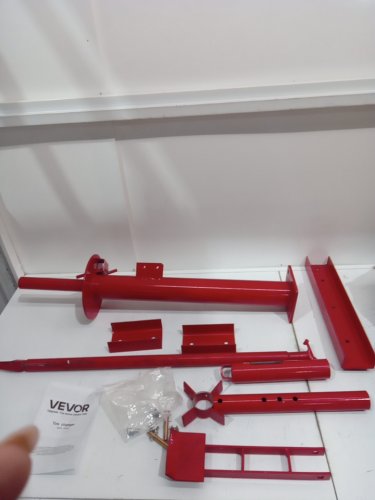 Portable Manual Hand Bead Breaker Tire Changer/Mounting Tool for garage or home - for 8" to 16" Tires - RED (model: ltcz-b) image 4