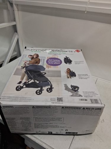 SUMMER BY INGENUITY 3DQUICKCLOSE CS+ COMPACT ONE TOUCH FOLDING STROLLER - 50 LBS MAX - DEEP OCEAN (MODEL:B31900) image 2