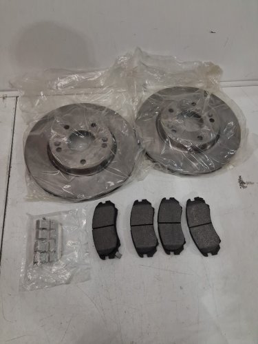 10PC CMX Brake Rotors and SIM Brake Pads with Hardware, Fits Multiple 2003 - 2013 Kia and Hyundai Models (SIM-924, 8-980089) image 5