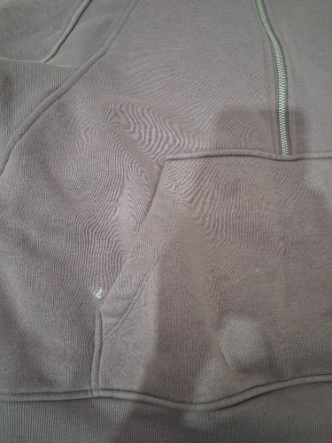 Women's Danskin Mixed Rib Pullover Jacket - EXTRA LARGE -dusty purple (MODEL: 9980103) image 2