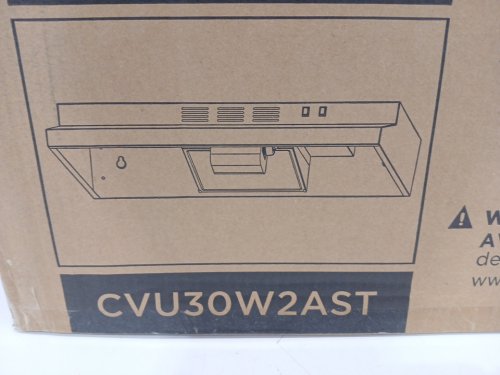COMFEE UNDER CABINET RANGED HOOD - 30" - 200CFM - STAINLESS STEEL (MODEL: ‎CVU30W2AST) image 7