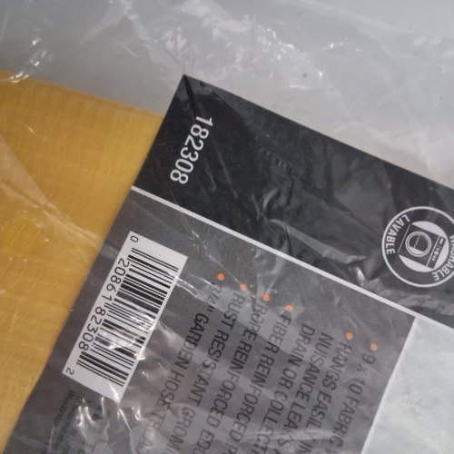 Stinson Drain Tarp and Leak Diverter - 3FT X 8FT - YELLOW (MODEL: 182308) image 4