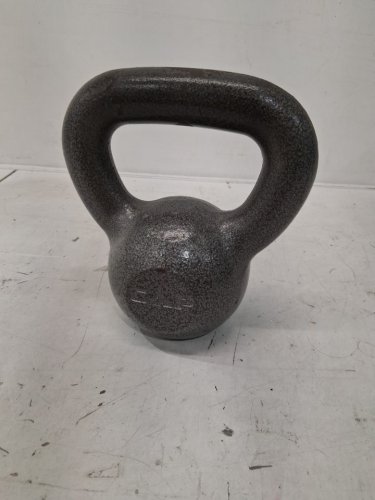 CAP barbell cast iron kettlebell weight - 15lbs - silver image 2