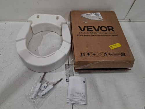 RAISED TOILET SEAT - 3.5" - 300LB CAPACITY - WHITE (MODEL: SC7060Q-S-4) image 2