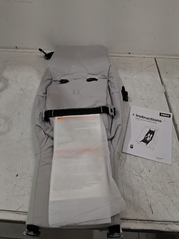 THULE CHARIOT INFANT SLING INSERT - 1-10 MONTHS - 22lb capacity - GREY (MODEL: 20201509) image 5