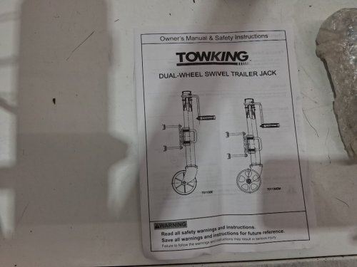 towking bolt on boat trailer jack - 10" - 2000lbs cap - silver (model: 701130em-s) image 4