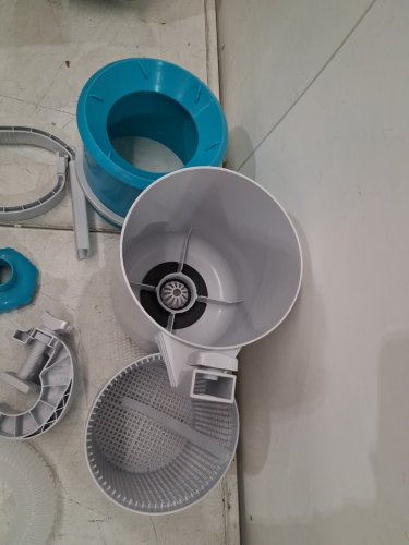 INTEX KRYSTAL CLEAR POOL BASICS ABOVE-GROUND POOL DELUXE WALL-MOUNTED AUTOMATIC SWIMMING POOL SURFACE SKIMMER - BLUE/WHITE (MODEL: 28000E) image 4