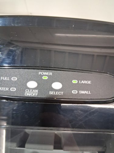 FRIGIDAIRE COUNTERTOP ELECTRIC ICE MAKER - MAKES 26LBS OF ICE/DAY - BLACK stainless steel (MODEL: EFIC120-BLKSS-SC_G2) image 5