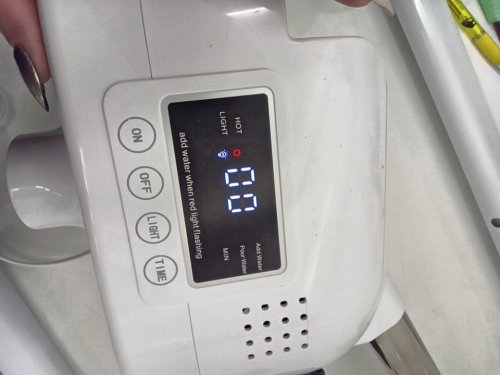 PROFESSIONAL FACIAL STEAMER STAND WITH WHEELS - 650w - WHITE image 5