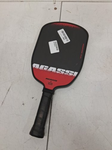 JOOLA X AGASSI GRAF Carbon Fiber or Fiberglass Face Pickleball Paddle - USAP & UPA-A Certified - 16MM - Black/Red image 4