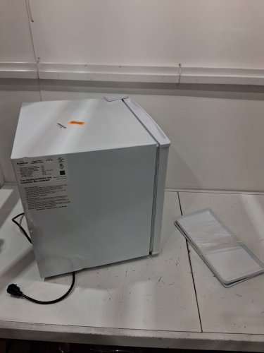 KOOLATRON COMPACT UPRIGHT PORTABLE CUBE mini fridge FREEZER - 1.2 CUft/34l - WHITE (MODEL: KTUF34) image 5