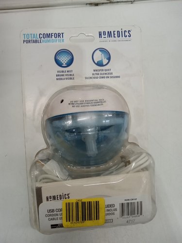 HoMedics Total Comfort Portable Humidifier with ultra-fine mist and 4 hour runtime - 200ml - White / Clear (Model: HUM-CM10F) image 3