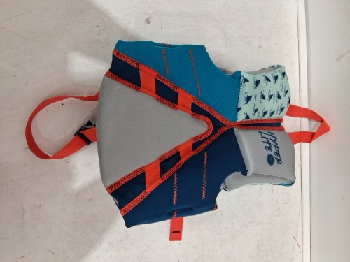 Kids Hyperlite Wake Co. Life jacket Personal Floatation Device - Youth 33LBS-55LBS - grey/BLUE/RED (model:3249/1882190) image 4