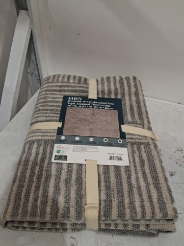 eden washable woven jacquard rug - 5ft x 7ft - taupe - (model: 1770726) image 2
