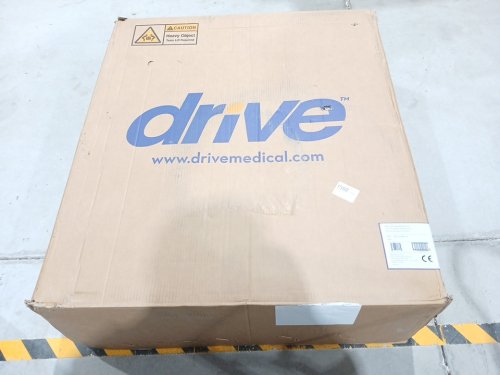 Drive Medical Single Axle Blue Streak Wheelchair, flip Back Desk Arm, swing Away Footrests - 18" - Blue (BLS18FBD-SF) image 2
