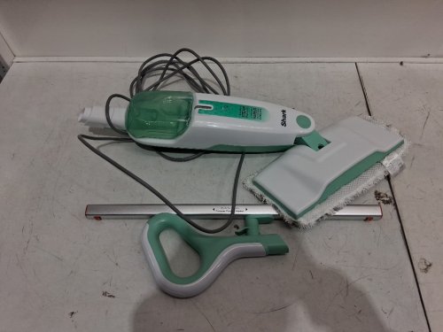 SHARK CLEAN & SANITIZE STEAM MOP FLOOR CLEANER - 375ml water tank - WHITE/SEAFOAM (MODEL: S1000C) image 4