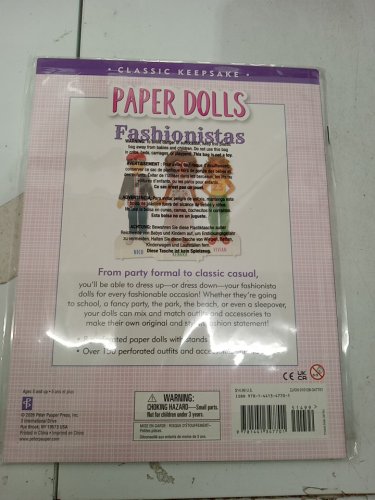 (Paperback) Classic Keepsake Paper Dolls: Fashionistas - 8 Paper Dolls - Over 150 Outfits and Accessories image 3