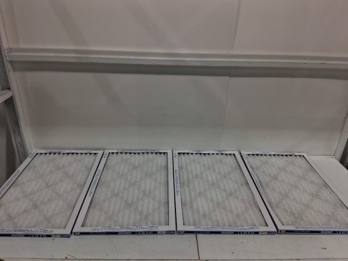 4PK Aerostar MERV 8 Air Conditioning & Furnace Filter Captures Dust, Lint & Pollen - 16.37" X 21.5" X 1" - WHITE image 4