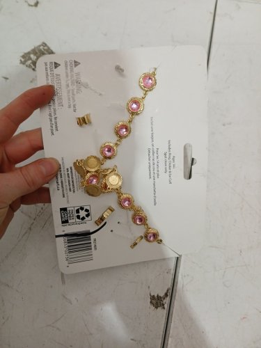 3pc way to celebrate! jewelry accessory set - osfm - gold pink image 3