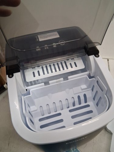 EUHOMY Countertop Ice Maker Machine - MAKES 26LB/Day - BLACK (MODEL: im-06d/IM001-Bbl-CAEH) image 6