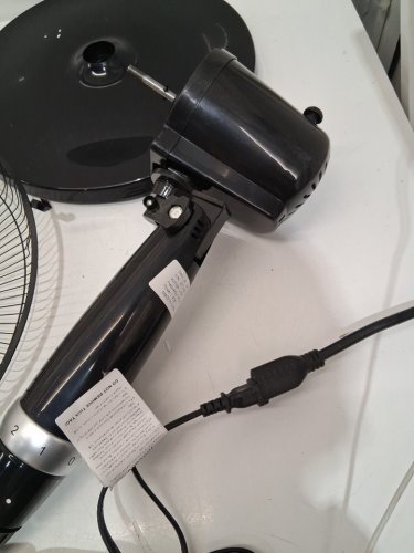 Mi hogar Pedestal Fan for Bedroom Oscillating Standing Fan - 16" - black image 4
