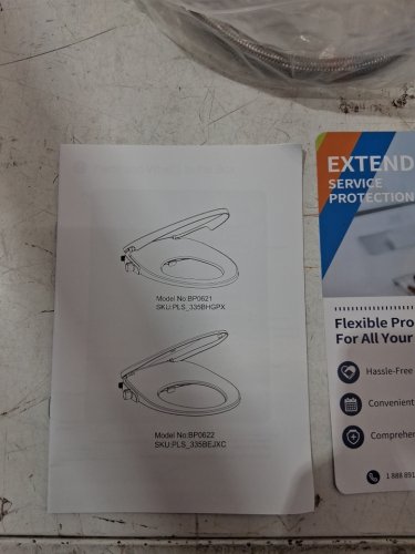 GARVEE DUAL NOZZLE NON-ELECTRIC SOFT CLOSE BIDET TOILET SEAT WITH ADJUSTABLE WATER PRESSURE - 18.7" -WHITE - (MODEL: PLS_335BEJXC) image 3