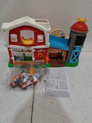 FISHER-PRICE LITTLE PEOPLE TODDLER TOY CARING FUN ANIMAL FARM PLAYSET - AGES 1+ - MULTICOLOR (MODEL: JNB87-9564) image 3