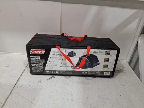 Coleman 6-person Skydome Tent with Screen Room- BLUE/GREEN (MODEL: 2000038399) image 2