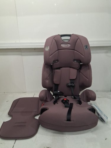 3-in-1 graco tranzitions lightweight height adjustable harness booster car seat - 100lbs max - eloise purple (model: 2217080) image 3