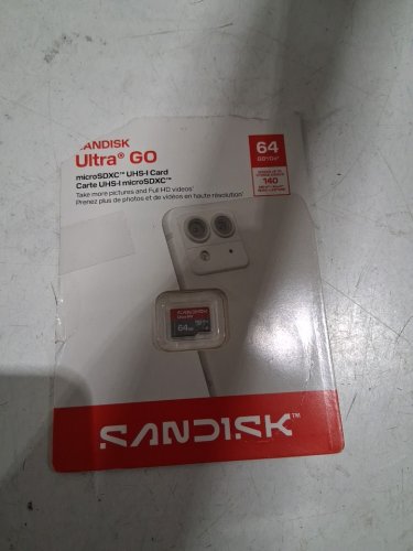 SanDisk Ultra microSDXC UHS-I Memory Card with case - 64GB, 140mb/s read (model: SDSQUAb-064G-GN6Ma) image 2