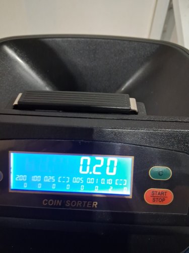 XINDABILL PROFESSIONAL DIGITAL AUTOMATIC COIN SORTER & ROLLER - 500 COIN CAPACITY/150 COINS PER MINUTE - BLACK (MODEL: XD-9005) image 6