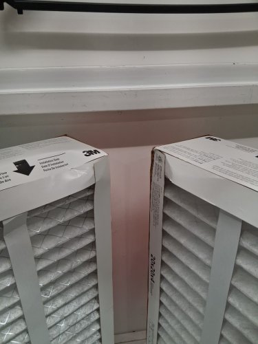 2PK 3m merv 11 furnace air filter - fits honeywell products - 20" x 20" x 4" - white (model : NADP02-2PK-1E) image 4