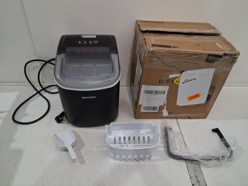 EUHOMY Countertop Ice Maker Machine - MAKES 26LB/Day - BLACK (MODEL: im-06d / IM001-Bbl-CAEH) image 2