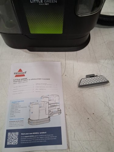 BISSELL LITTLE GREEN PET MAX PORTABLE CARPET CLEANER (MODEL: 3860B) image 4