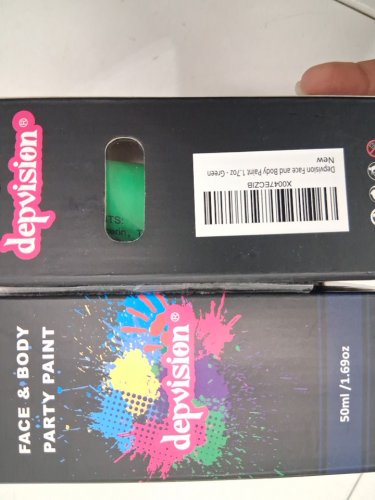 5 Depvision Face and Body PainT Cream - 50ML/EACH - GREEN image 3