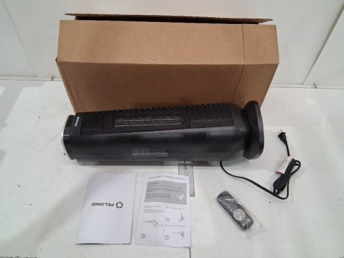 pelonis 23" Indoor standing Digital Ceramic tower Heater with 2-heat settings & remote control - 1500w - black (model: phf151rsukca) image 2